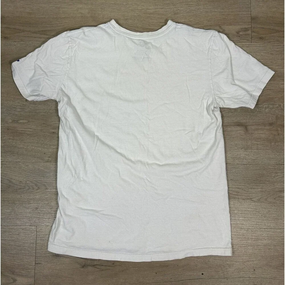 Nike VTG Street Ball Art Graphic Basketball T-Shirt White Size M